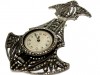 Marcasite & Silver Art Deco Brooch, Watch - The Antique Jewellery Company