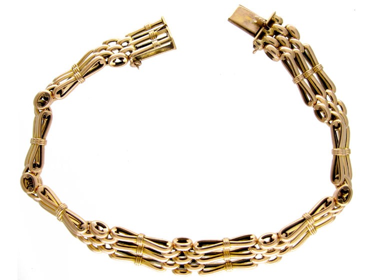 Gold Gate Bracelet - The Antique Jewellery Company