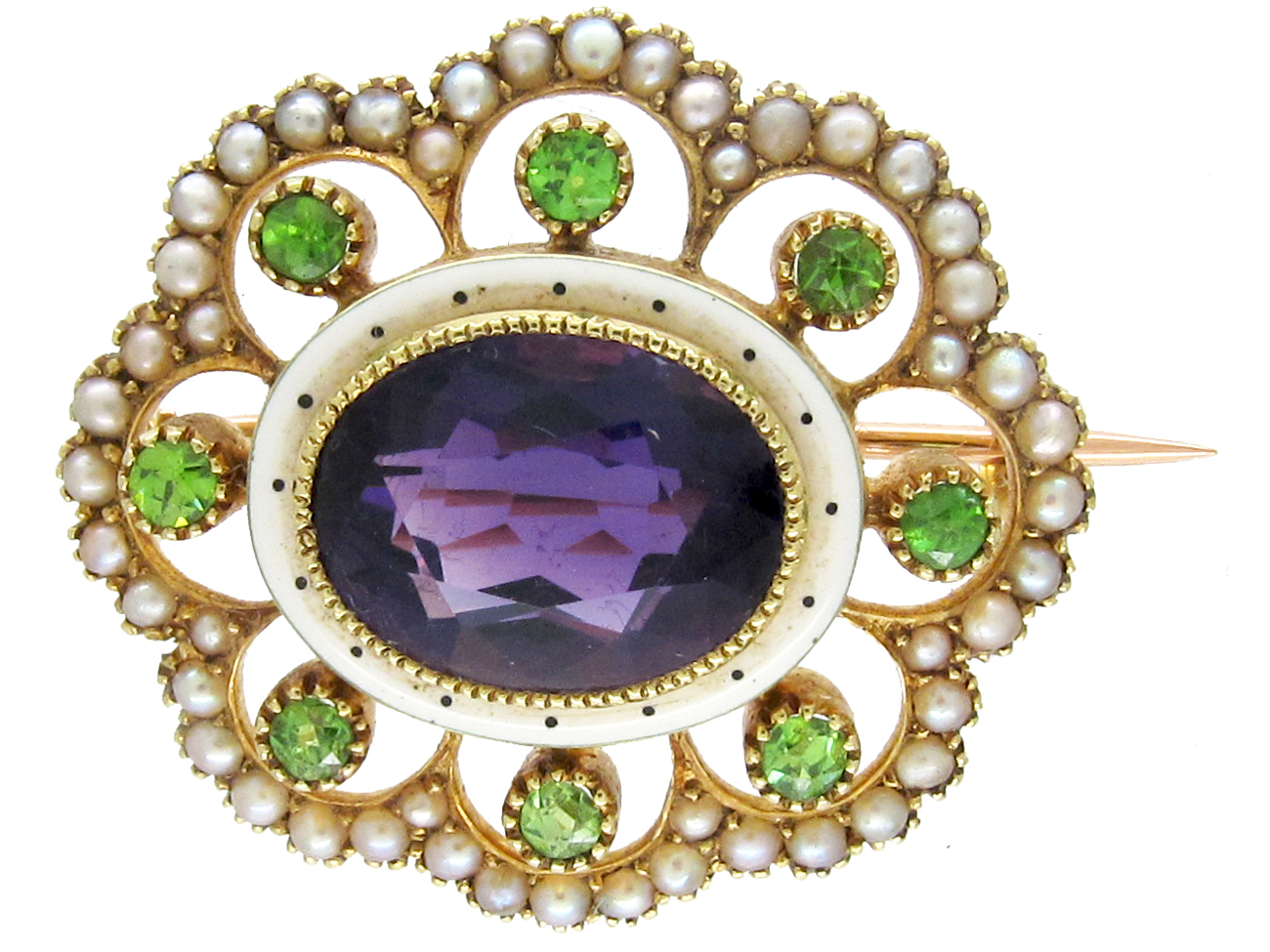 vintage suffragette brooch