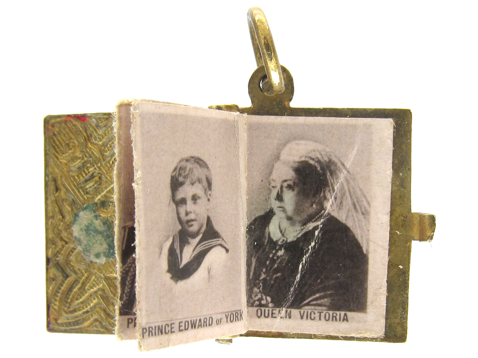 Queen Victoria Book Souvenir Charm The Antique Jewellery 