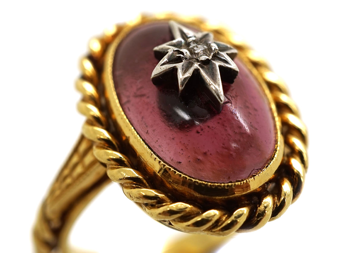 victorian-cabochon-garnet-diamond-ring-the-antique-jewellery-company