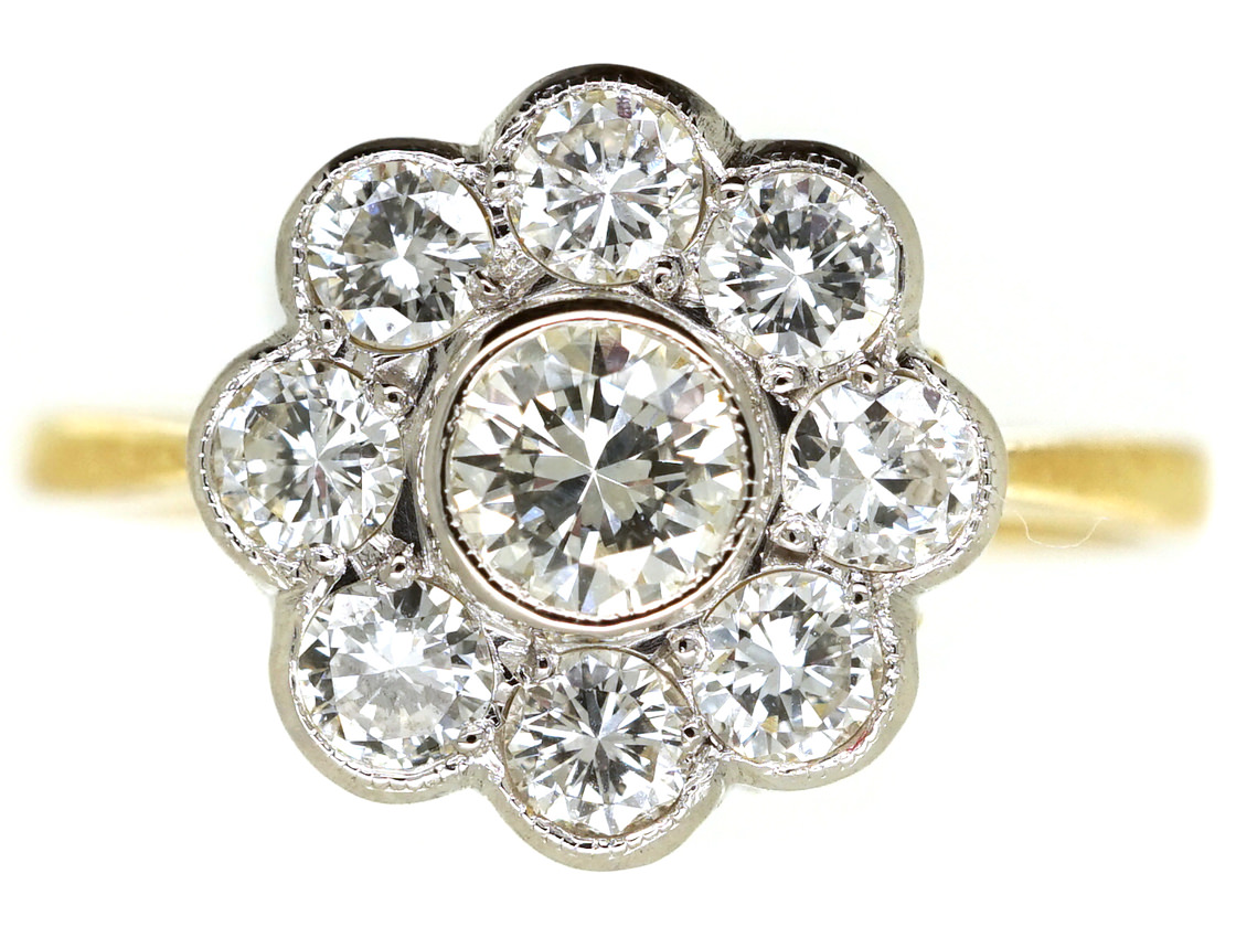 Antique Engagement Rings Flower Shaped at carllosborneo blog