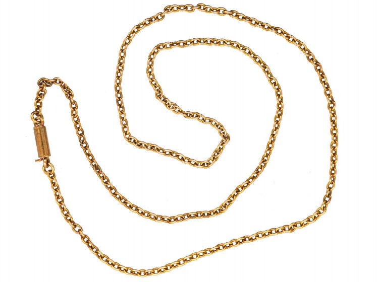 14ct Gold Albert Chain - The Antique Jewellery Company